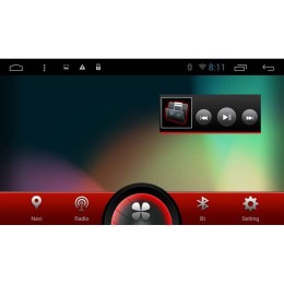 ШТАТНАЯ МАГНИТОЛА SKODA SUPERB 2008-2014 8 ДЮЙМОВ ANDROID 5.X LETRUN 1769
