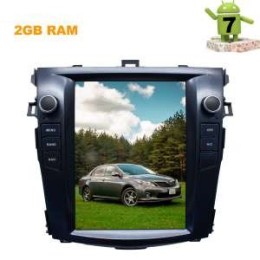 ШТАТНАЯ МАГНИТОЛА TOYOTA COROLLA 2007-2012 Г. LETRUN 2411 ANDROID 7.X ЭКРАН 9.5 ДЮЙМОВ TESLA