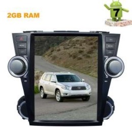ШТАТНАЯ МАГНИТОЛА TOYOTA HIGHLANDER 2007-2013 LETRUN 2747 ЭКРАН 12 ДЮЙМОВ ANDROID 7.X TESLA