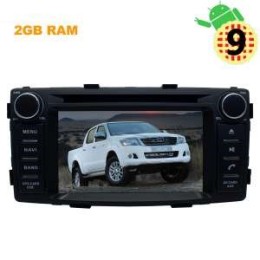 ШТАТНАЯ МАГНИТОЛА TOYOTA HILUX С 2012 ДО 2015 ГОДА LETRUN 2813 ANDROID 9.X