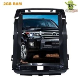 ШТАТНАЯ МАГНИТОЛА TOYOTA LAND CRUISER 200 2008-2015 LETRUN 2581 ANDROID 7.1.1 ЭКРАН 12 ДЮЙМОВ TESLA