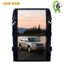 ШТАТНАЯ МАГНИТОЛА TOYOTA LAND CRUISER 200 2008-2015 Г. LETRUN 2833 15.4 ДЮЙМА ANDROID 6.X TESLA