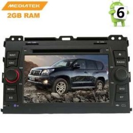 ШТАТНАЯ МАГНИТОЛА TOYOTA LAND CRUISER PRADO 120 2002-2009 Г. LETRUN 2682 ANDROID 8.X MTK 4G