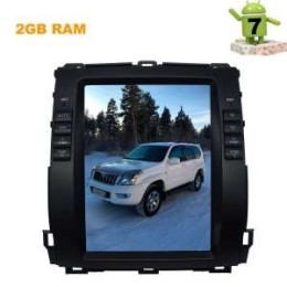 ШТАТНАЯ МАГНИТОЛА TOYOTA LAND CRUISER PRADO 120 LETRUN 2832 9.8 ДЮЙМА ANDROID 7.X TESLA