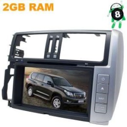 ШТАТНАЯ МАГНИТОЛА TOYOTA LAND CRUISER PRADO 150 09-13 ANDROID 8.X LETRUN 2612
