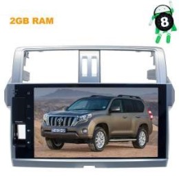 ШТАТНАЯ МАГНИТОЛА TOYOTA PRADO 150 С 2013 ДО 2017 ГОДА LETRUN 2780 ЭКРАН 10 ДЮЙМОВ ANDROID 8.X