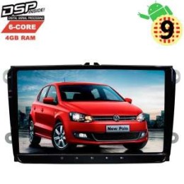 ШТАТНАЯ МАГНИТОЛА VOLKSWAGEN POLO, JETTA, PASSAT, TIGUAN LETRUN 2809 ANDROID 9.X DSP 6 ЯДЕР