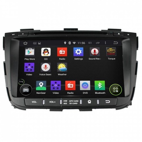 Штатная магнитола CarMedia KD-8050-P5 для Kia Sorento (2012-2015) (XM, рестайл) на Android 9.0