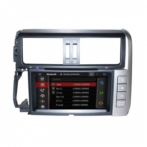 Штатная магнитола CarMedia KD-8015-P5 для Toyota Land Cruiser Prado 150 2009-2013 серебро на Android 9.0