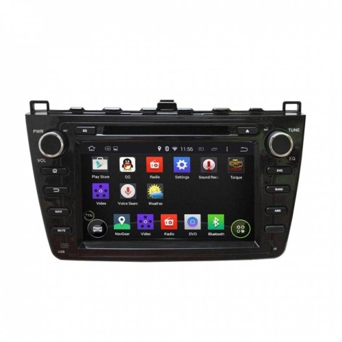 Штатная магнитола CarMedia KD-8001-P5-b для Mazda 6 (2007-2012) черный на Android 9.0
