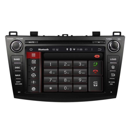 Штатная магнитола CarMedia KD-8003-P5 для Mazda 3 2009-2013 (BL) на Android 9.0