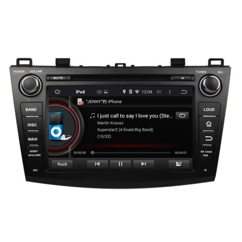 Штатная магнитола CarMedia KD-8003-P5 для Mazda 3 2009-2013 (BL) на Android 9.0