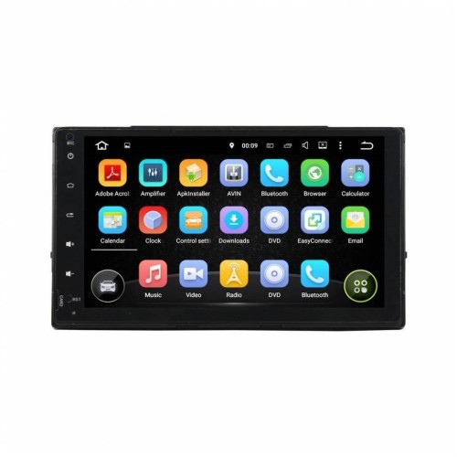 Штатная магнитола CarMedia KD-9406-P5 для Toyota Corolla XI, XII; Fortuner 2015-2025 на Android 9.0