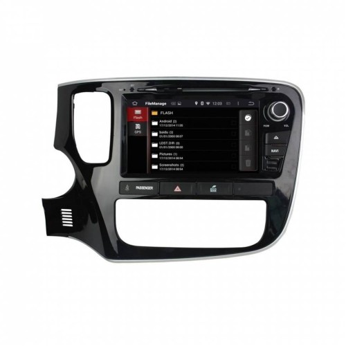 Штатная магнитола CarMedia KD-8086-P5-4G для Mitsubishi Outlander III 2013-2020 на Android 10.0