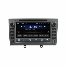 CarMedia KD-7604-g-P5 для Peugeot 308 I, 408, RCZ I 2010-2017 серый на Android 9.0