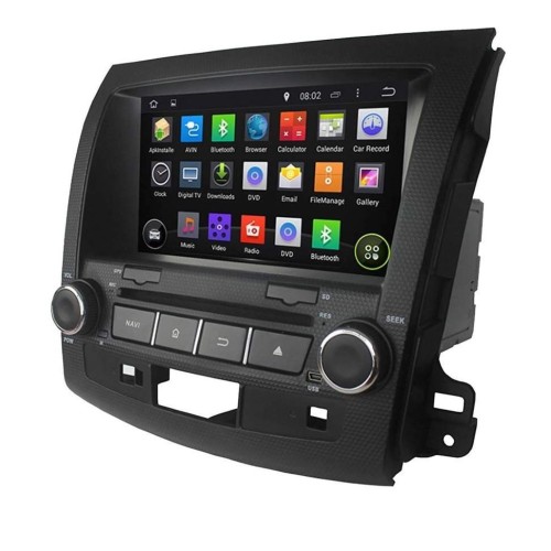 Штатная магнитола CarMedia KD-8063-P6 для Peugeot 4007 2007-2012 на Android 9.0