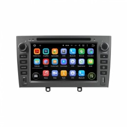 CarMedia KD-7604-g-P6 для Peugeot 308 I, 408, RCZ I 2010-2017 серый на Android 9.0