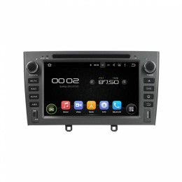 CarMedia KD-7604-g-P6 для Peugeot 308 I, 408, RCZ I 2010-2017 серый на Android 9.0