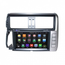 CarMedia KD-8015-P6 для Toyota Land Cruiser Prado 150 2009-2013 серебро на Android 9.0