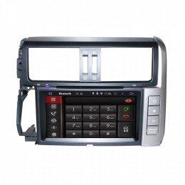 CarMedia KD-8015-P6 для Toyota Land Cruiser Prado 150 2009-2013 серебро на Android 9.0