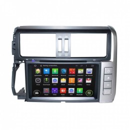 CarMedia KD-8015-P6 для Toyota Land Cruiser Prado 150 2009-2013 серебро на Android 9.0