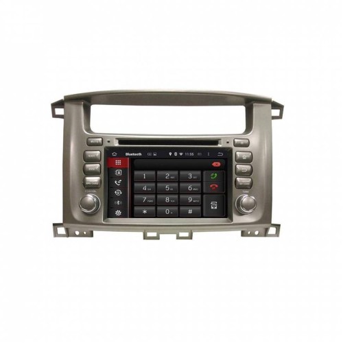 Штатная магнитола CarMedia KD-7020-P6 для Toyota Land Cruiser 100 (2002-2008) на Android 9.0