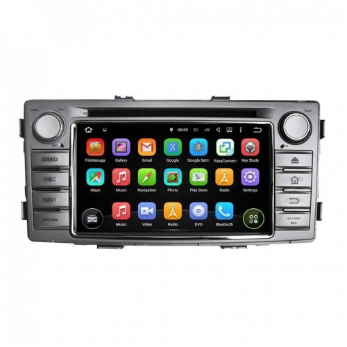 Штатная магнитола CarMedia KD-6230-P6 для Toyota Hilux VII, Fortuner I 2011-2017 на Android 10.0