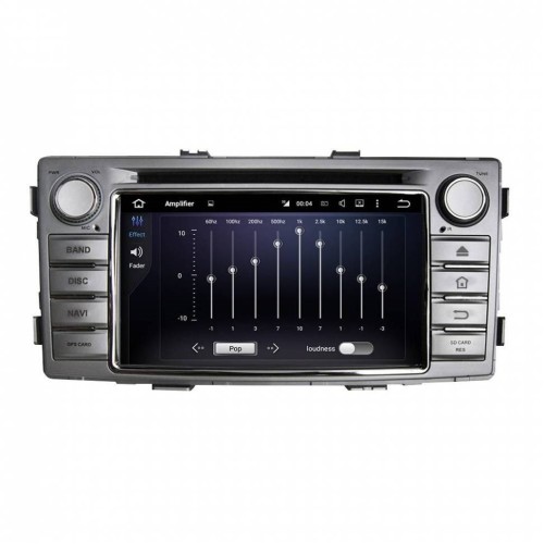 Штатная магнитола CarMedia KD-6230-P6 для Toyota Hilux VII, Fortuner I 2011-2017 на Android 10.0