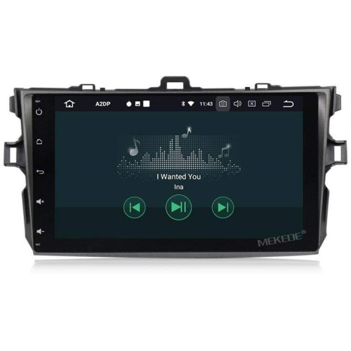 Штатная магнитола CarMedia MKD-T945-P6 для Toyota Corolla X 2006-2013 на Android 10.0