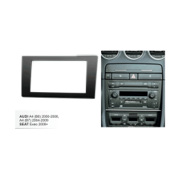Переходная рамка 2 DIN для Audi A4 2000 - 2009 Intro RAU4-05