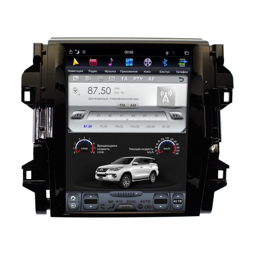 Штатная магнитола Toyota Fortuner II 2015-2025 Ksize DVA-CF3154NE-2/32