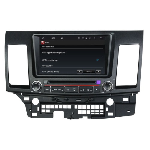 Штатная магнитола CarMedia KD-8062-P6 для Mitsubishi Lancer 2007-2019 на Android 10.0