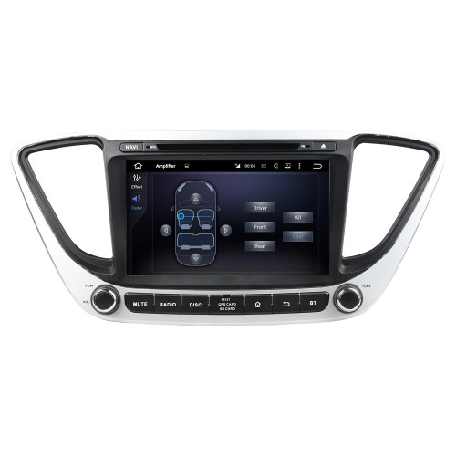 Штатная магнитола CarMedia KD-8211-P6 для Hyundai Solaris II 2017-2020 на Android 10.0