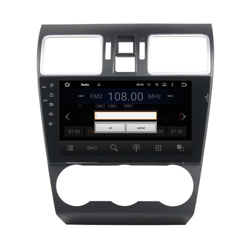 Штатная магнитола CarMedia KD-9208-P6 для Subaru WRX 2012-2016 на Android 10.0