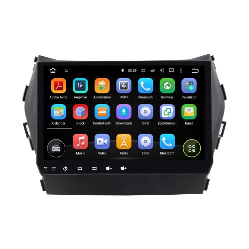 Штатная магнитола CarMedia KD-9605-P6 для Hyundai Santa Fe 2012-2019 на Android 10.0
