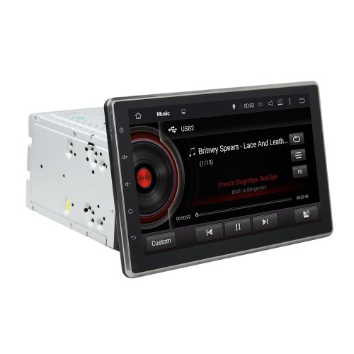 Штатная магнитола CarMedia KD-1000-P6 2DIN Универсальная на Android 10.0