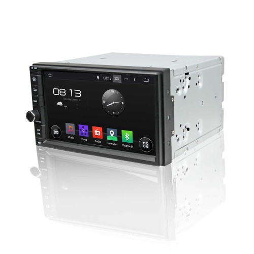 Штатная магнитола CarMedia KD-7000-P6 2DIN Универсальная на Android 9.0