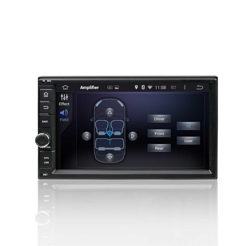 Штатная магнитола CarMedia KD-7000-P6 2DIN Универсальная на Android 9.0