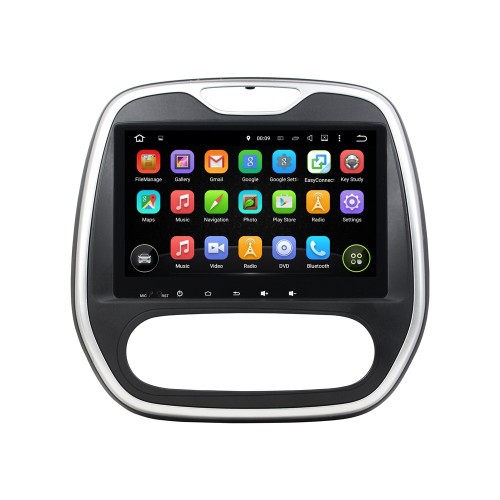 Штатная магнитола CarMedia KD-9627-P6 для Renault Kaptur 2016-2019 климат на Android 10.0
