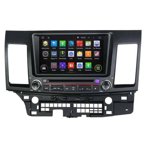 Штатная магнитола CarMedia KD-8062-P5 для Mitsubishi Lancer 2007-2019 на Android 9.0