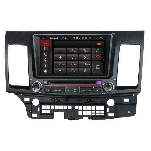 Штатная магнитола CarMedia KD-8062-P5 для Mitsubishi Lancer 2007-2019 на Android 9.0