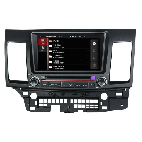 Штатная магнитола CarMedia KD-8062-P5 для Mitsubishi Lancer 2007-2019 на Android 9.0