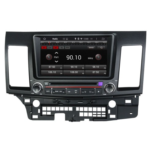 Штатная магнитола CarMedia KD-8062-P5 для Mitsubishi Lancer 2007-2019 на Android 9.0