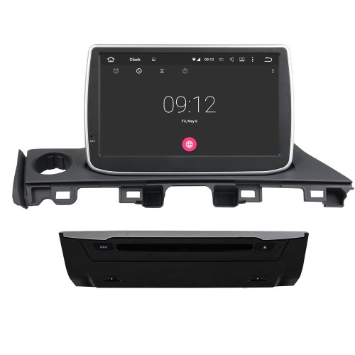 Штатная магнитола CarMedia KD-9806-P5 для Mazda 6 2015-2018 климат на Android 9.0