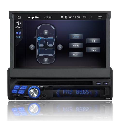 Штатная магнитола CarMedia KD-8600-P5 1DIN Универсальная на Android 9.0