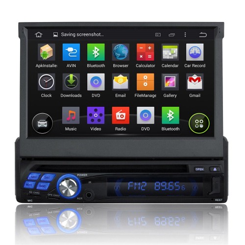 Штатная магнитола CarMedia KD-8600-P5 1DIN Универсальная на Android 9.0