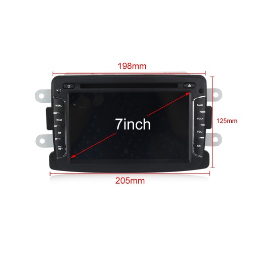 Штатная магнитола CarMedia MKD-R701-P6 для Renault Duster 2010-2019, Sandero 2014-2018, Logan 2013-2022, Kaptur 2016-2019 на Android 10.0
