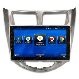 IQ NAVI TS9-1608CFHD с DSP + 4G SIM + CarPlay для Hyundai Solaris I (2010-2016) на Android 8.1.0