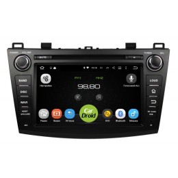 Штатная магнитола Roximo CarDroid RD-2404D для Mazda 3 (BL) 2009-2013 (Android 8.0)