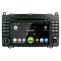 Штатная магнитола Roximo CarDroid RD-2503D для Mercedes A-klasse (W169) 2004-2012, B-klasse (W245) 2005-2011, Vito ll (W639) 2006-2014, Vito III (W447) 2014-2024, Viano ll (W639) 2006-2014, Sprinter (Android 9.0) DSP